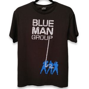 Blue Man Group T Shirt Mens Medium Black Universal Studios Orlando Resort Tee
